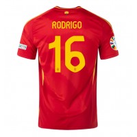 Camiseta España Rodri Hernandez #16 Primera Equipación Replica Eurocopa 2024 mangas cortas